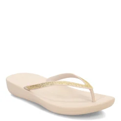 Online FitFlop Women's , iQushion Sparkle Flip-Flop Beige