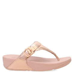Discount FitFlop Women's , Lulu Adjustable Thong Sandal Rose Gold