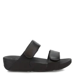 New FitFlop Women's , Lulu Adjustable Strap Slide Sandal Black