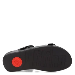 FitFlop Women's , Lulu Adjustable Buckle Slide Sandal Black