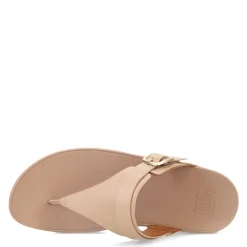 Hot FitFlop Women's , Lulu Adjustable Thong Sandal Latte Beige