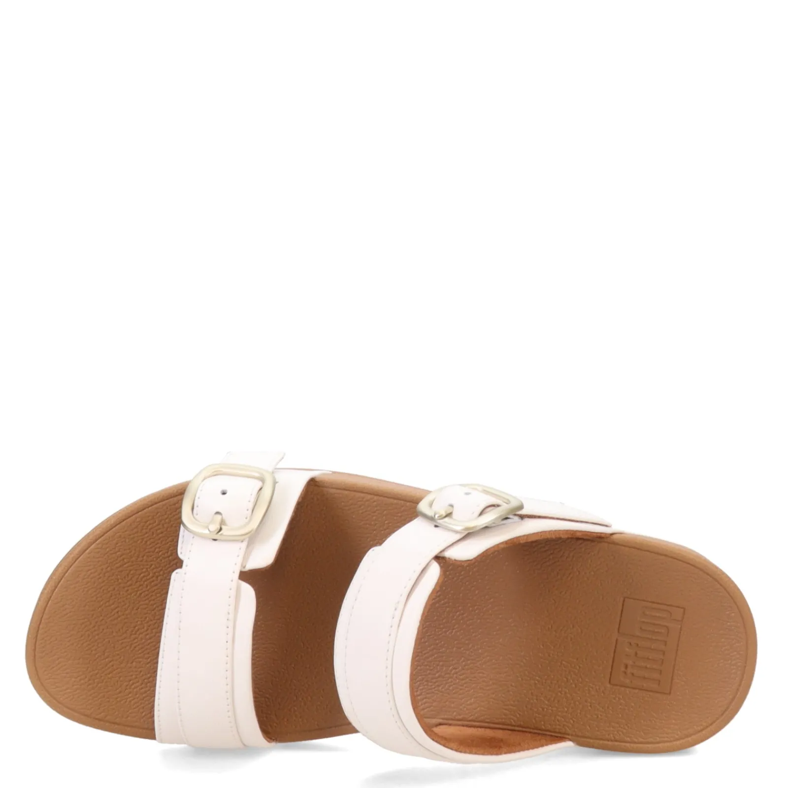 Sale FitFlop Women's , Lulu Adjustable Buckle Slide Sandal Urban White