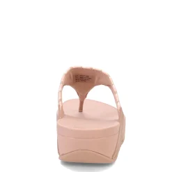 FitFlop Women's , Lulu Art Webbing Thong Sandal Beige