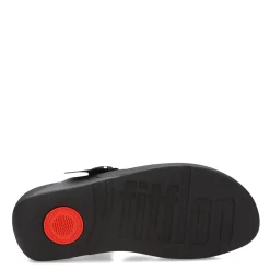 Clearance FitFlop Women's , Lulu Covered Buckle Thong Sandal Black