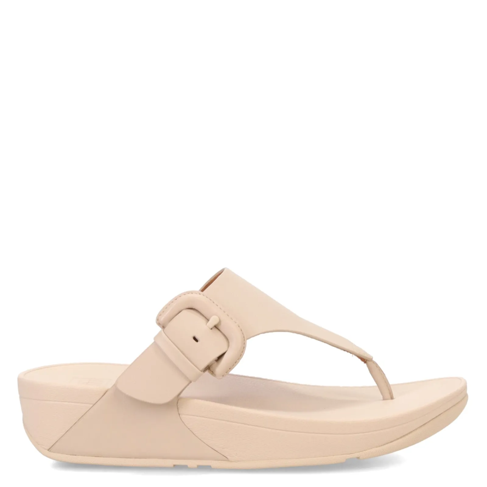 Sale FitFlop Women's , Lulu Covered Buckle Thong Sandal Beige