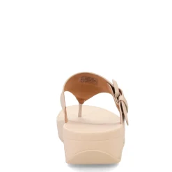 Sale FitFlop Women's , Lulu Covered Buckle Thong Sandal Beige