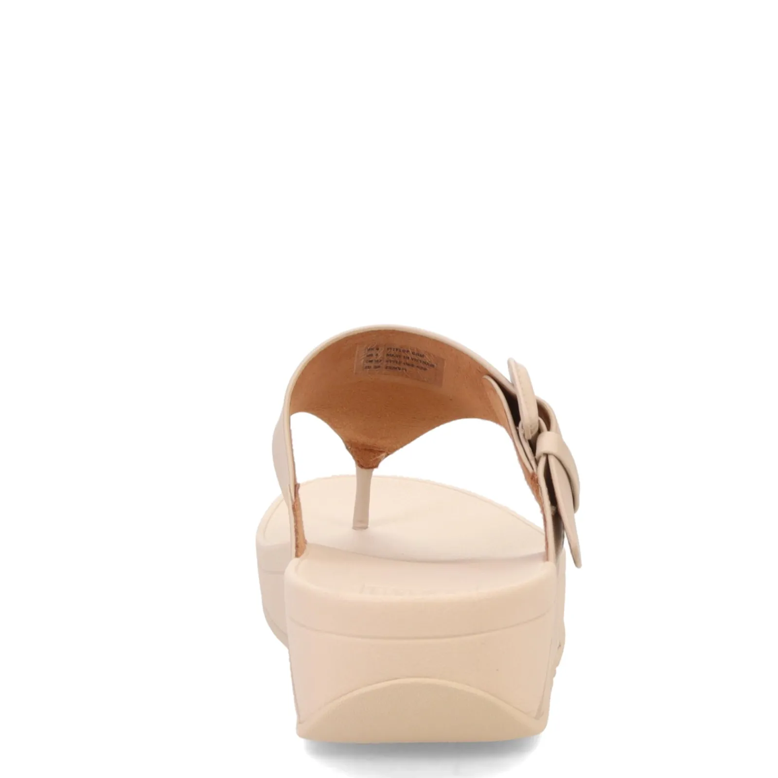 Sale FitFlop Women's , Lulu Covered Buckle Thong Sandal Beige