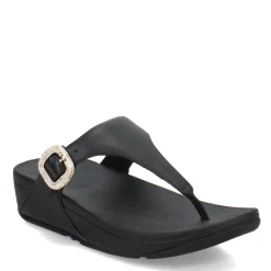 Best FitFlop Women's , Lulu Crystal Buckle Thong Sandal Black
