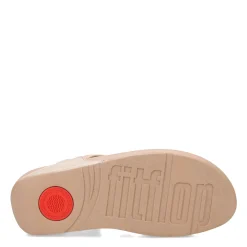 FitFlop Women's , Lulu Crystal Thong Sandal Latte Beige