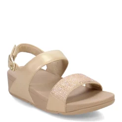 Online FitFlop Women's , Lulu Crystal Backstrap Sandal Latte Beige