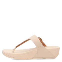 Outlet FitFlop Women's , Lulu Crystal Buckle Thong Sandal Beige