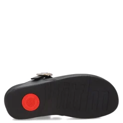 Discount FitFlop Women's , Lulu Crystal Buckle Thong Sandal Black