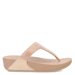 Best FitFlop Women's , Lulu Crystal Thong Sandal Latte Beige