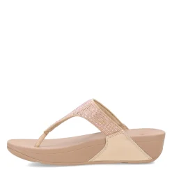 Best FitFlop Women's , Lulu Crystal Thong Sandal Latte Beige