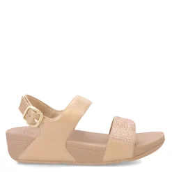 Discount FitFlop Women's , Lulu Crystal Backstrap Sandal Latte Beige