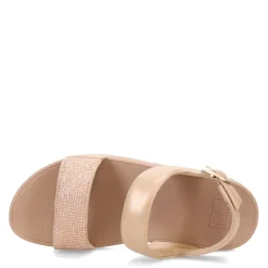 Discount FitFlop Women's , Lulu Crystal Backstrap Sandal Latte Beige