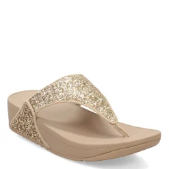 Discount FitFlop Women's , Lulu Glitter Thong Sandal Latte Beige