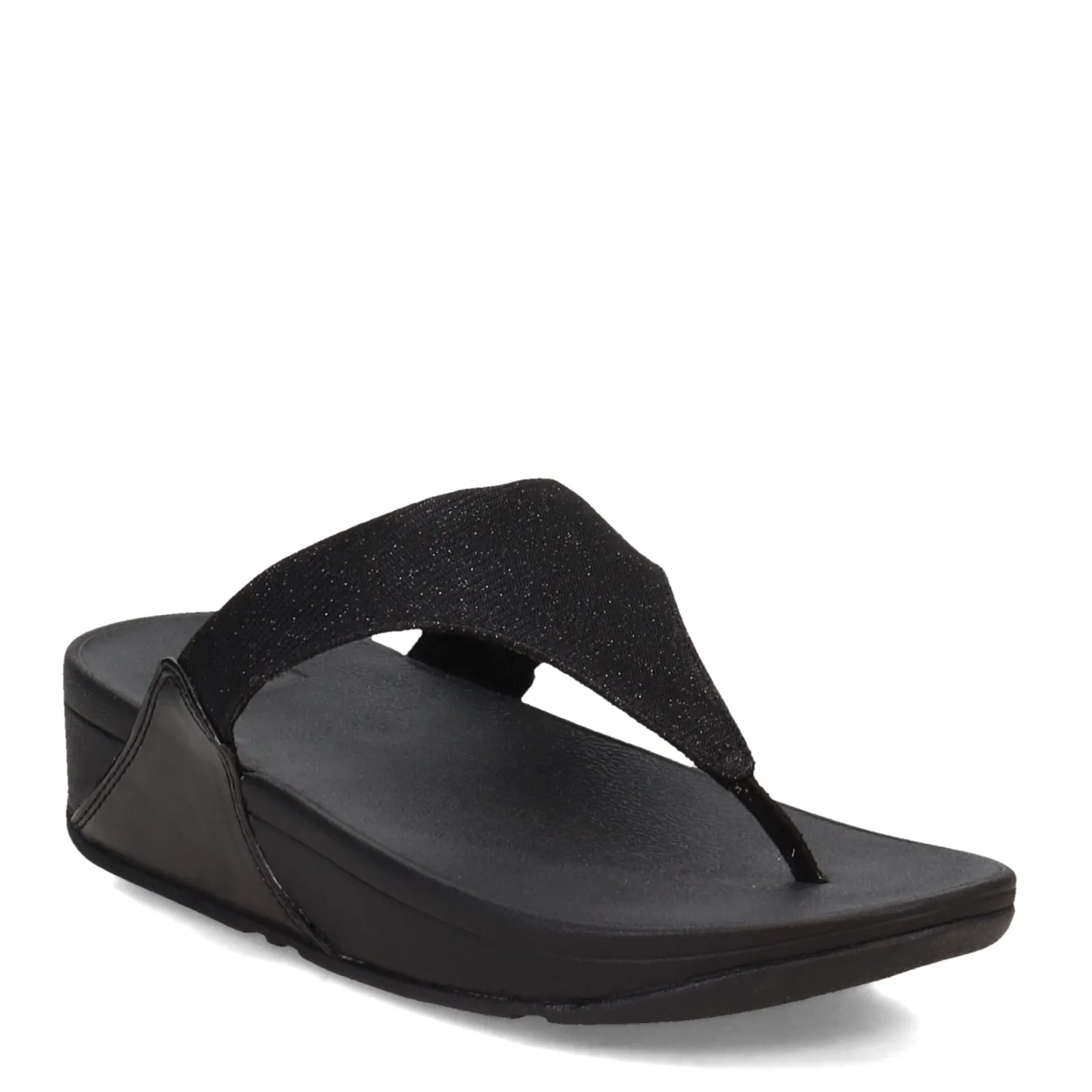 Outlet FitFlop Women's , Lulu Shimmerlux Thong Sandal Black