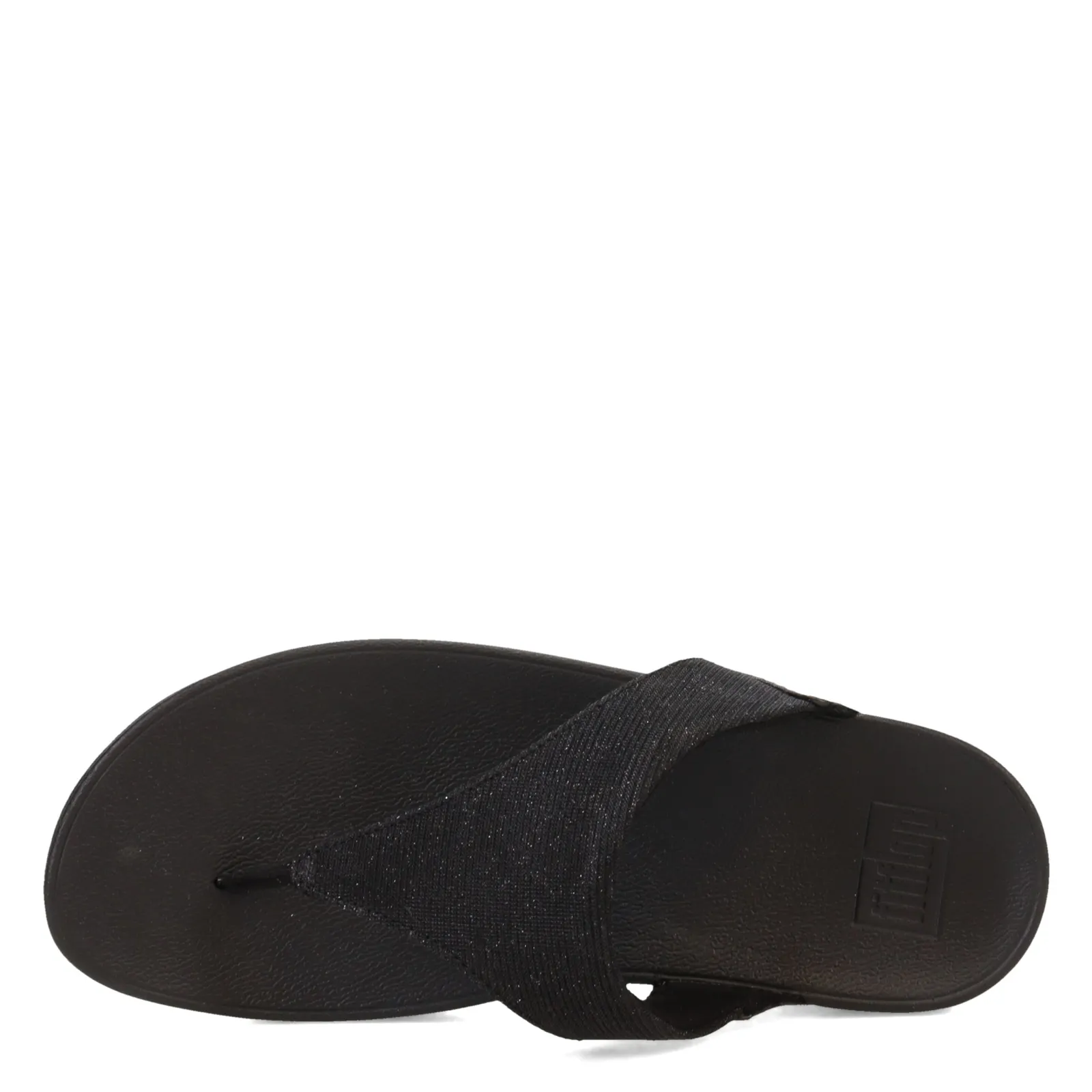 Outlet FitFlop Women's , Lulu Shimmerlux Thong Sandal Black
