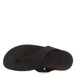 Sale FitFlop Women's , Lulu Shimmerlux Thong Sandal Black