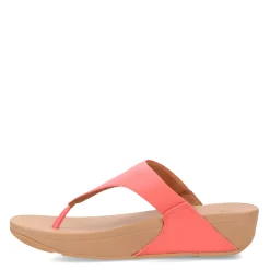 Clearance FitFlop Women's , Lulu Thong Sandal Rosy Coral