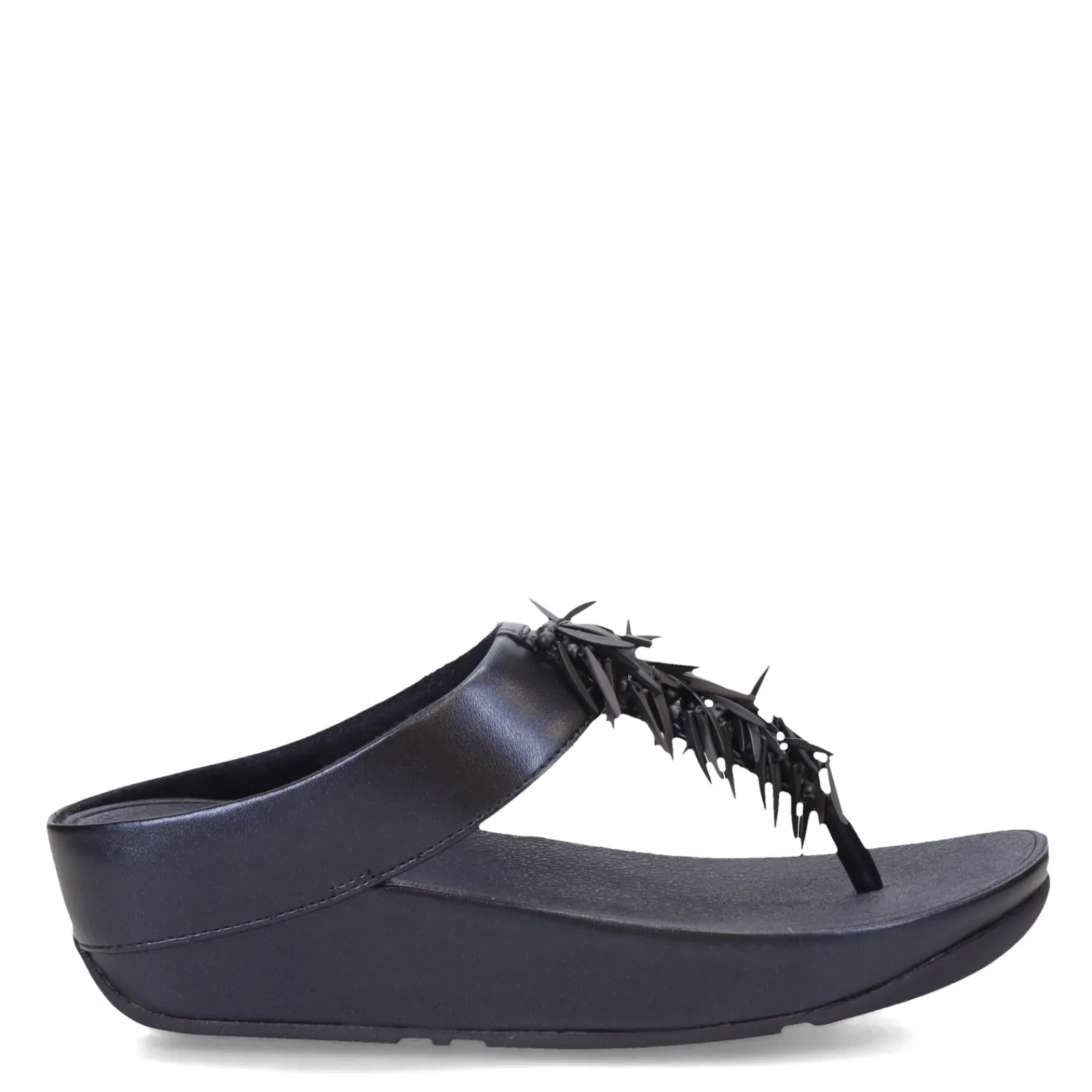 New FitFlop Women's , Rumba Beaded Metallic Toe-Post Sandal Metallic Navy