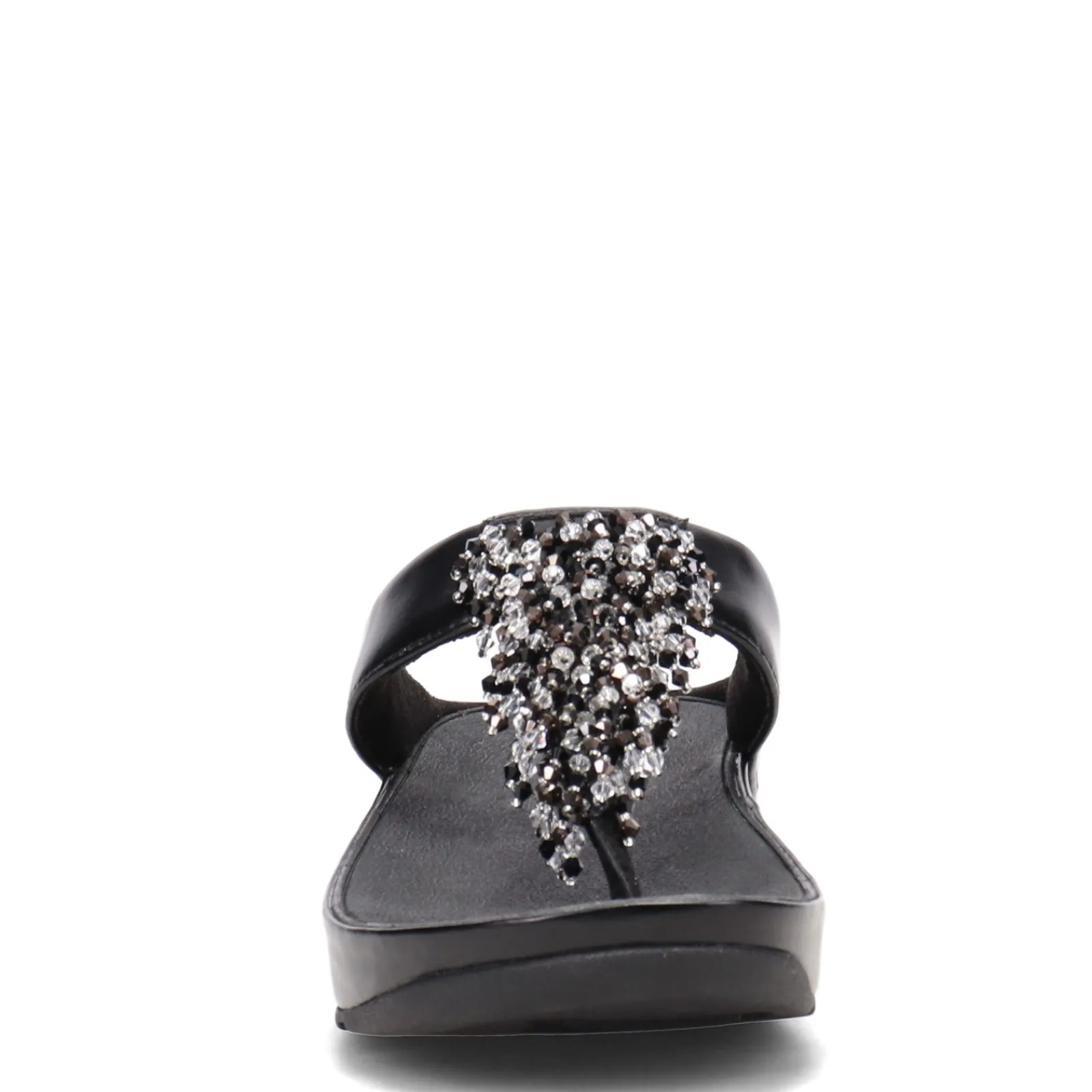 Outlet FitFlop Women's , Rumba Beaded Toe-Post Sandal Black