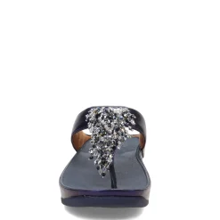 Online FitFlop Women's , Rumba Beaded Toe-Post Sandal Midnight Navy