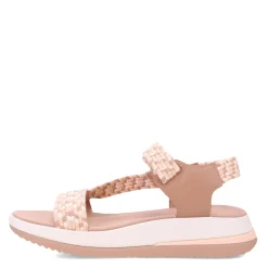 Clearance FitFlop Women's , Surff Art-Webbing Back-Strap Sandal Beige
