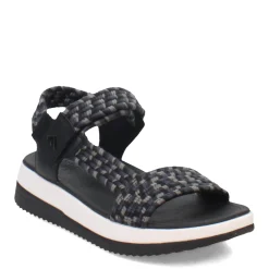 Outlet FitFlop Women's , Surff Art-Webbing Back-Strap Sandal Black