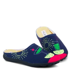 Flexus Women's , Summerlime Slipper Navy Multi