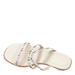Outlet Frye Women's , Estelle Studded Sandal White