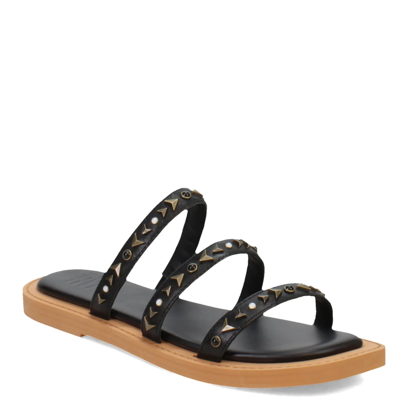 New Frye Women's , Faye Studded Sandal Black