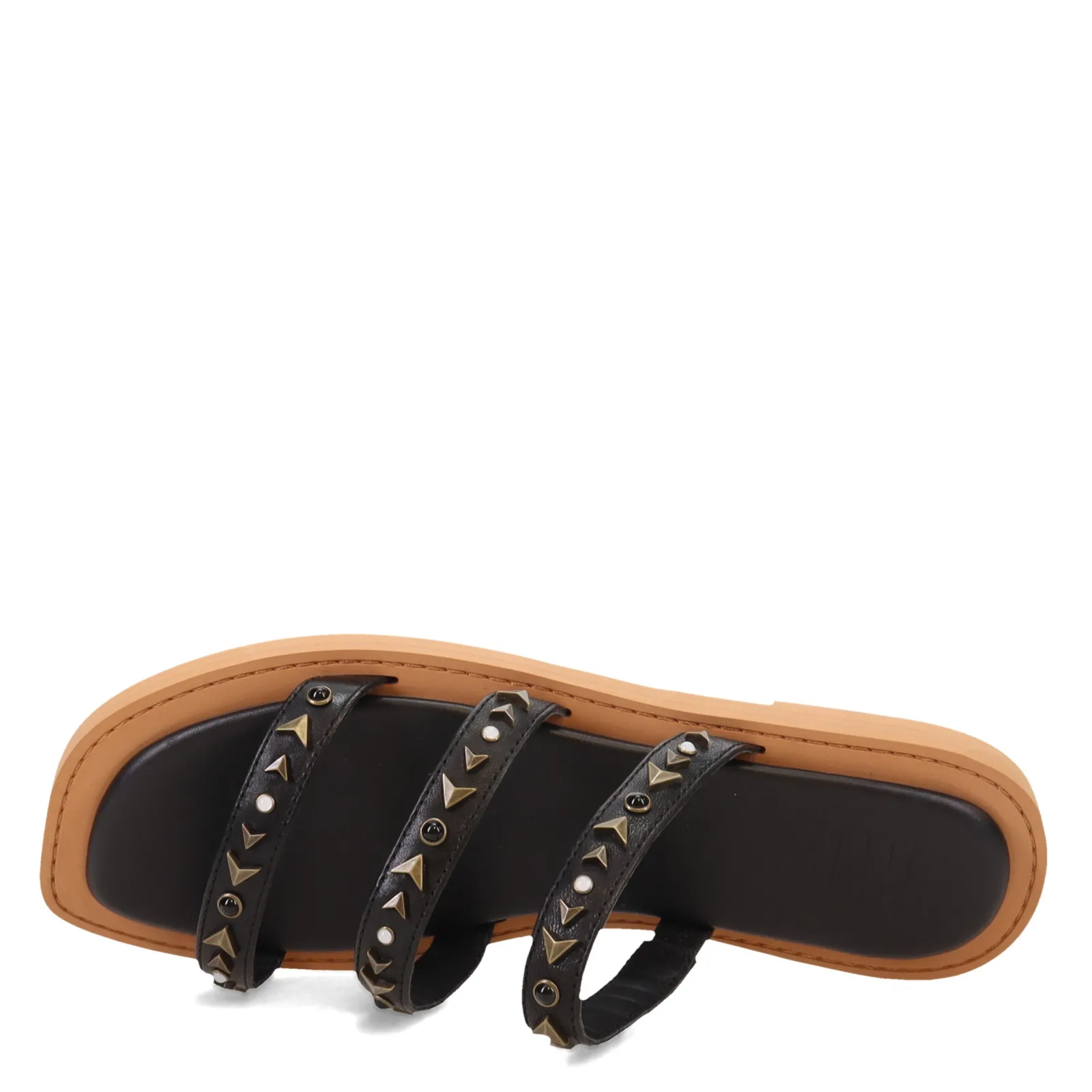 New Frye Women's , Faye Studded Sandal Black