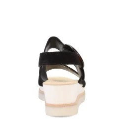 Outlet Gabor Women's , Wedge Ankle Strap 84.645 Sandal Black