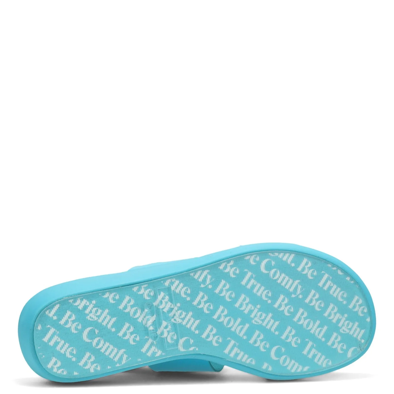 Hot Hush Puppies Women's , Brite Jells Slide Sandal Caribbean Blue