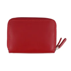 Women's ILI, Double Zip Cit Card Holder-Intercontinental Leather Ind Discount