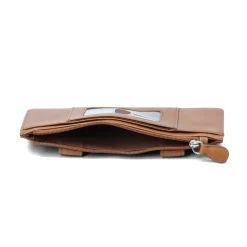 Women's ILI, Leather Credit Card Wallet-Intercontinental Leather Ind Discount