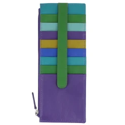 Women's ILI, Leather Credit Card Wallet-Intercontinental Leather Ind Clearance