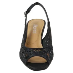 New J Renee Women's , Arata Sandal Black Stone