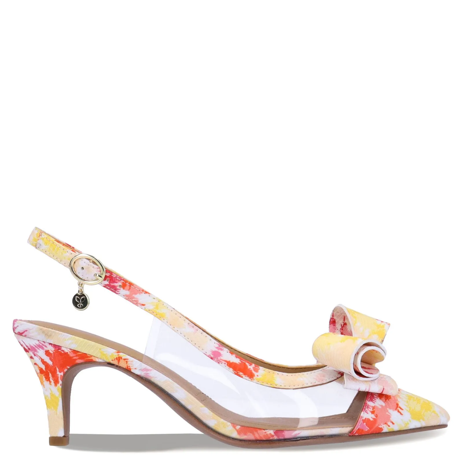 Outlet J Renee Women's , Calista Pump Clear/Warm Multi Fabric