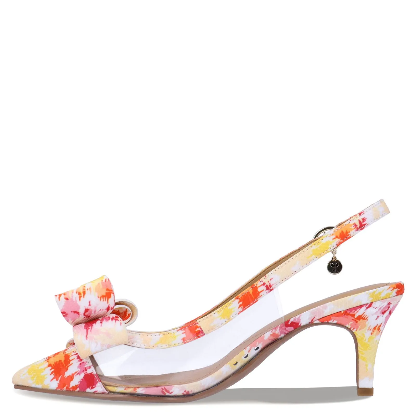 Outlet J Renee Women's , Calista Pump Clear/Warm Multi Fabric