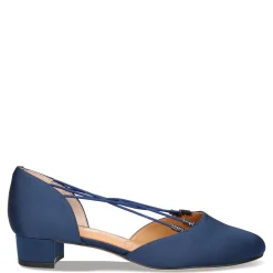 Clearance J Renee Women's , Charolette Pump Navy Satin