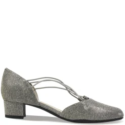 Sale J Renee Women's , Charolette Pump Pewter Glitter