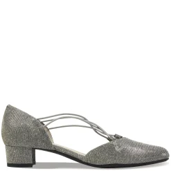 Sale J Renee Women's , Charolette Pump Pewter Glitter