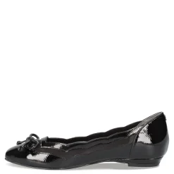J Renee Women's , Codda Flat Black Patent