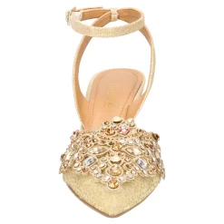 New J Renee Women's , Desdemona Pump Gold Glitter