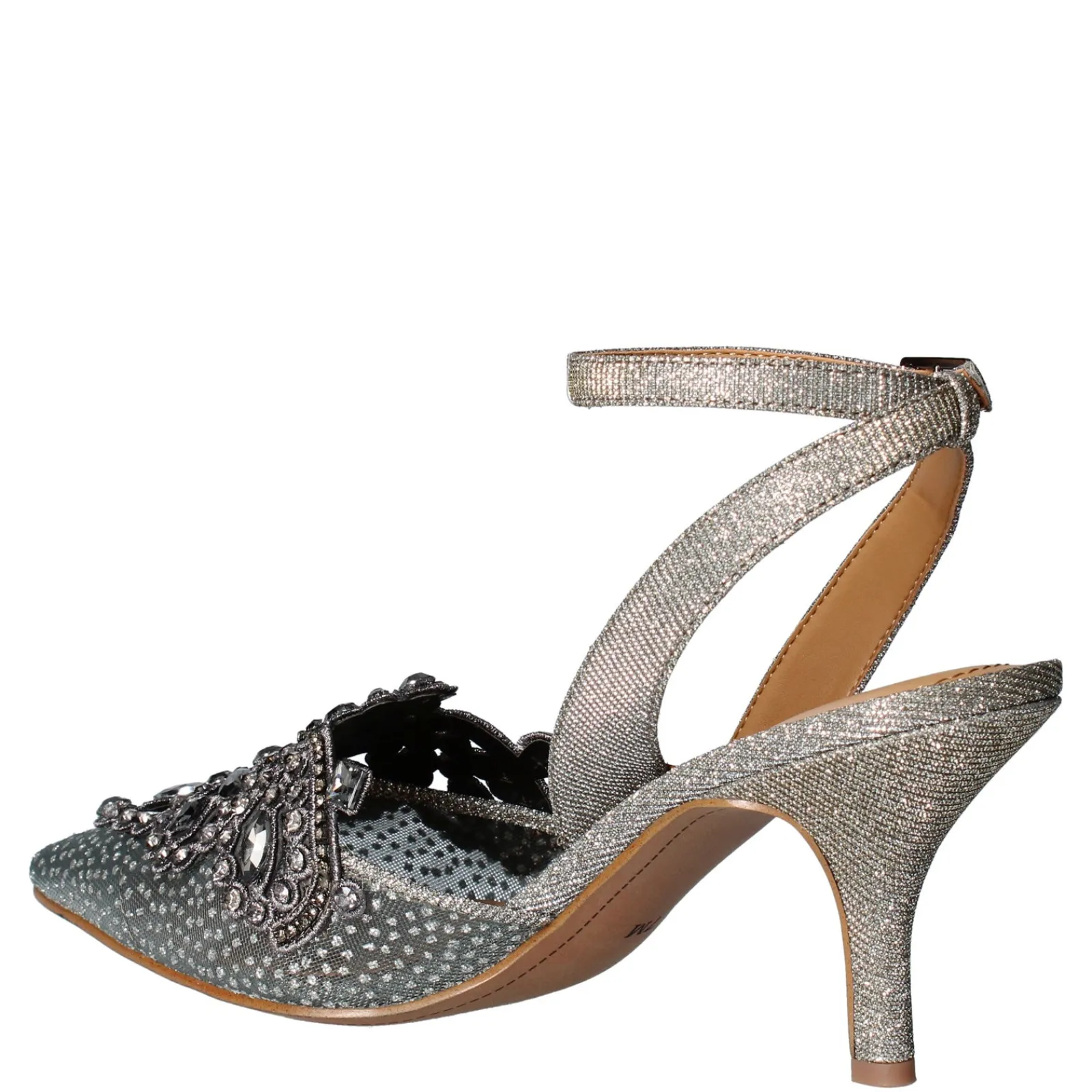 Sale J Renee Women's , Desdemona Pump Pewter Glitter