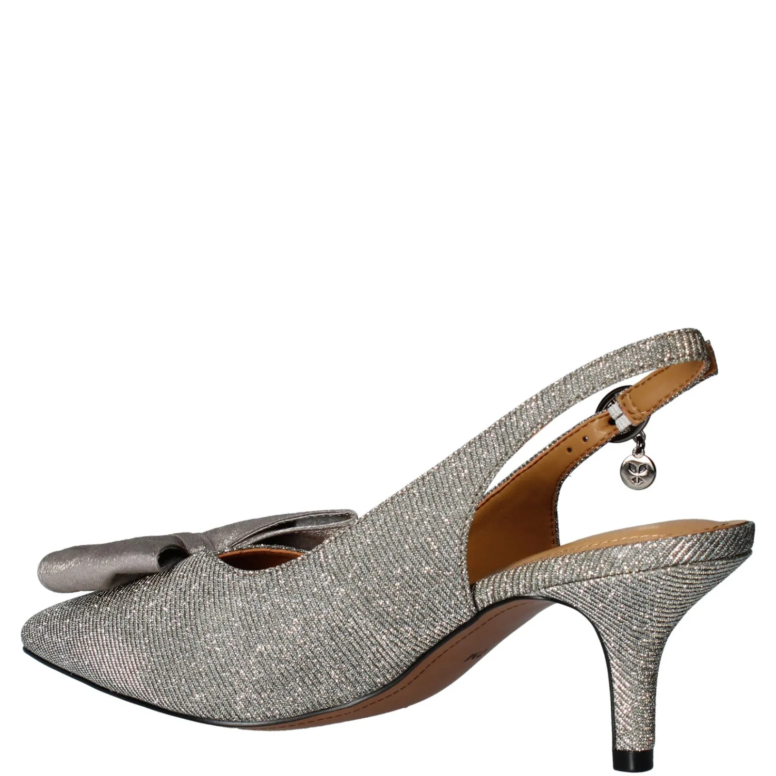 Sale J Renee Women's , Devika Pump Pewter Glitter