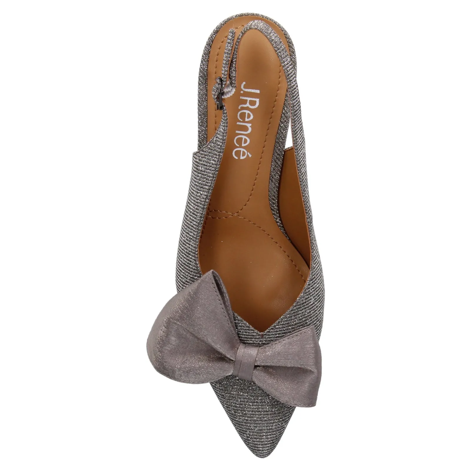 Sale J Renee Women's , Devika Pump Pewter Glitter